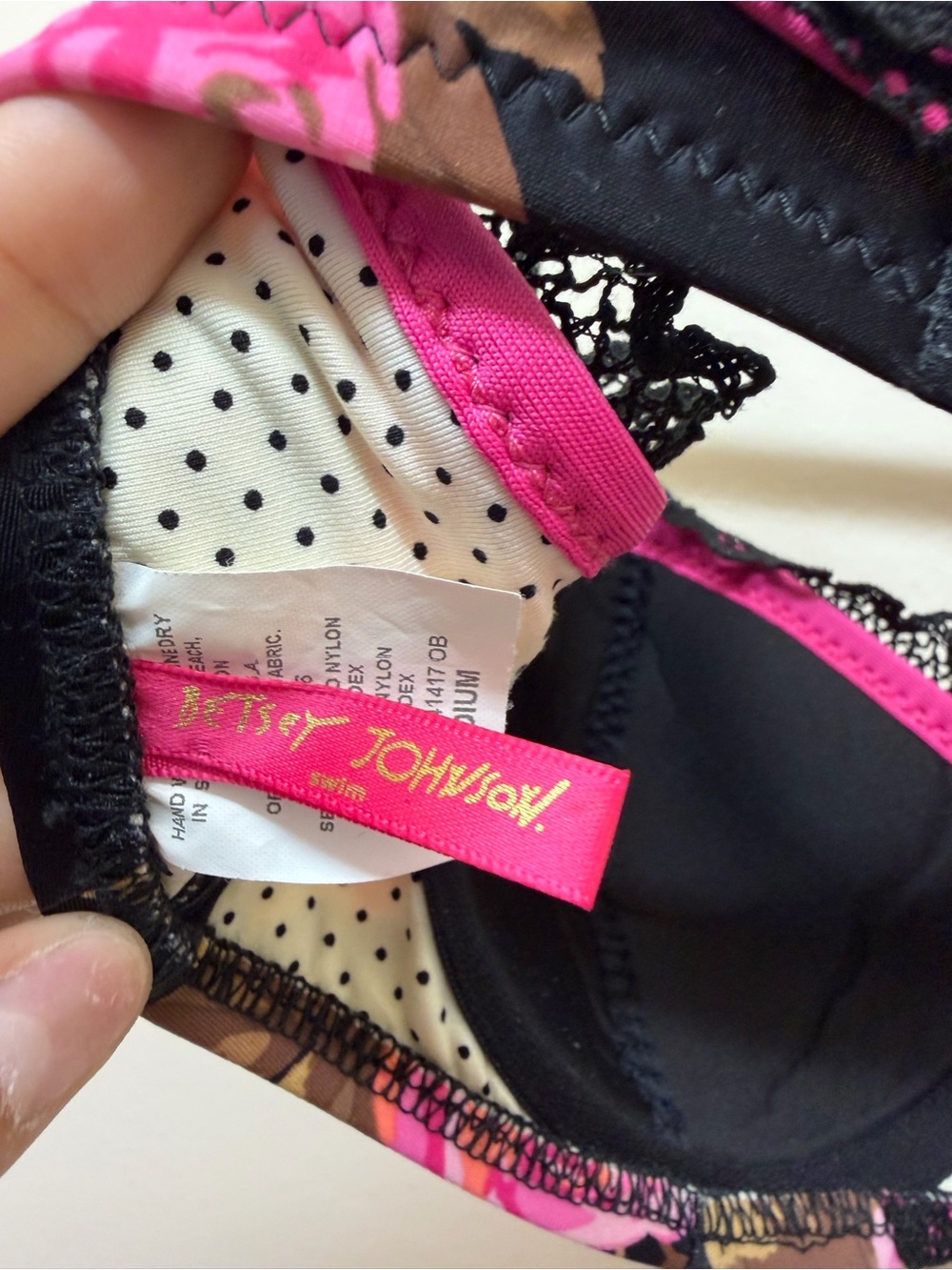 vintage Y2K Betsey Johnson balconette bikini bra top - Picture 4 of 6